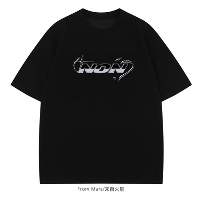 从未结束宽松休闲短袖T恤潮牌