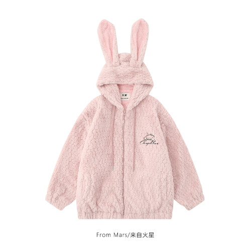 微醺的感觉棉服加厚羊羔绒外套
