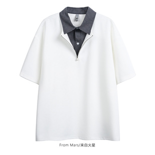 From Mars Loose short-sleeved T-shirt with no end point