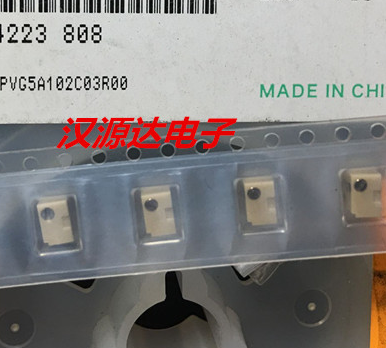 PVG5A102C03R00贴片精密微调电位器 5X5MM 1K 0.25W 150PPM 11圈