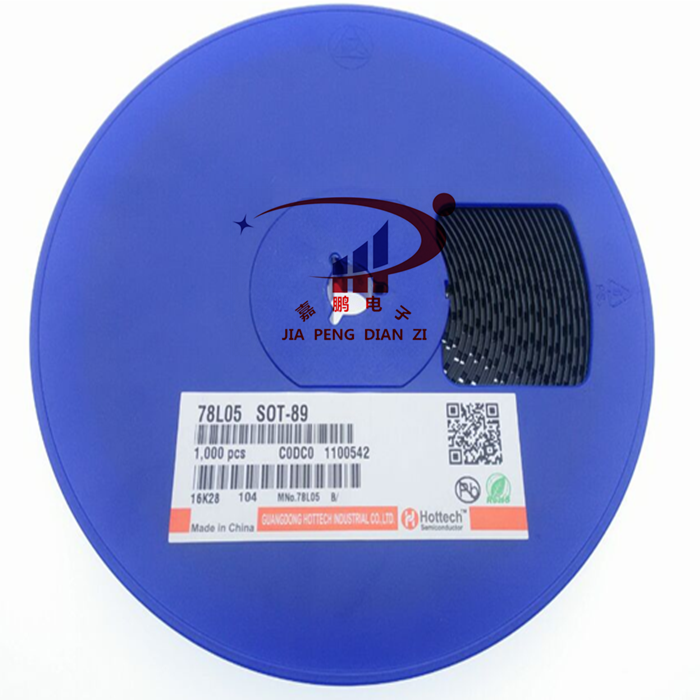 贴片三端稳压管 78L05 SOT-89 1000只/盘115元  HKT品牌
