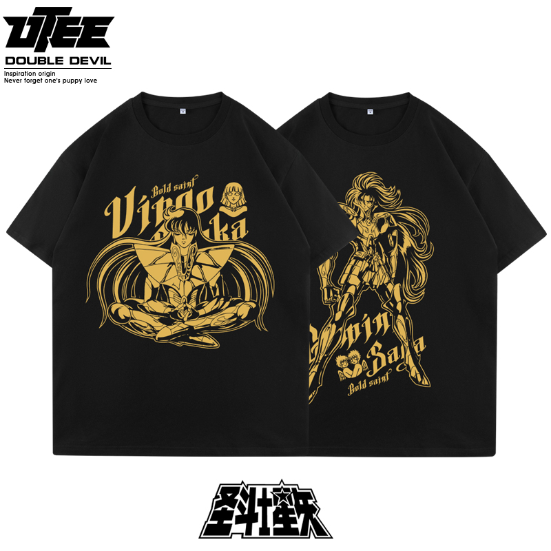 圣斗士短袖UTEE宽松纯棉半袖