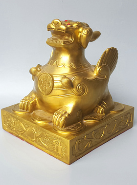 貔貅黄铜精铸工艺家居办公工艺品