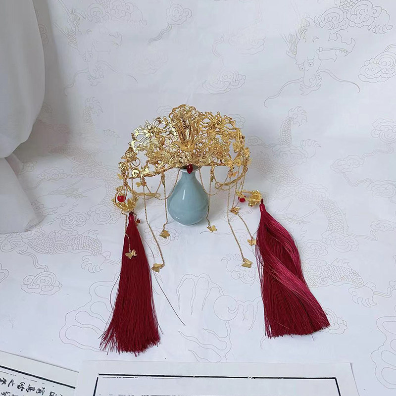 额饰发冠合金古风汉服头饰