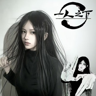 黑长直假发无刘海宝儿姐cos假发一人之下毛坯万用打毛顶全头套式