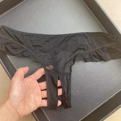 丁字裤性感超薄透明开裆