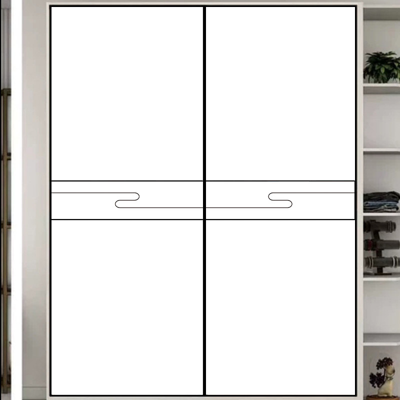 衣柜门推拉门定制定做实木柜门