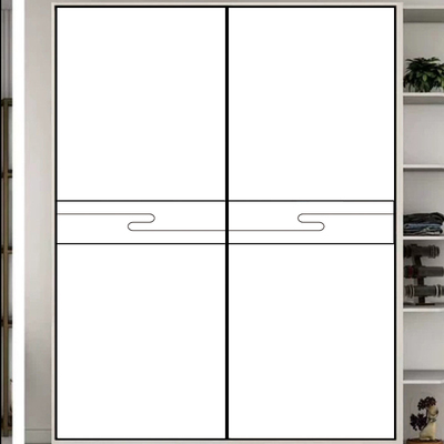 衣柜门推拉门定制定做实木柜门