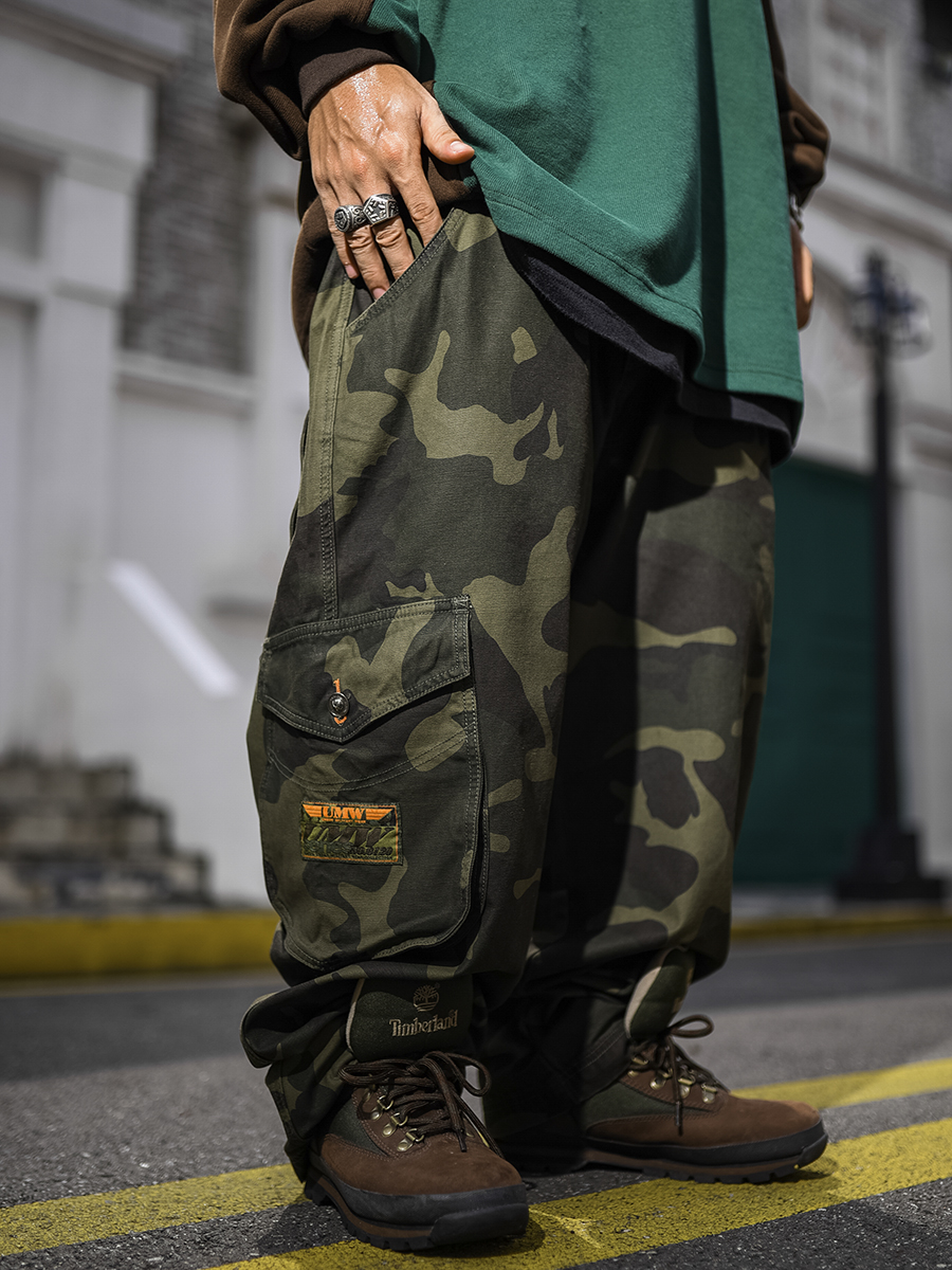 BLACUL立体袋迷彩长裤