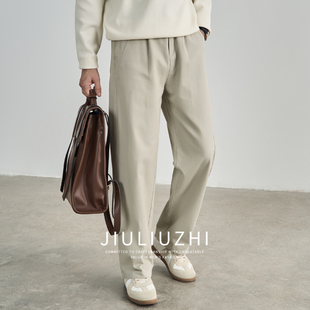 九六致原创设计春季新款纯棉宽松直筒休闲裤男士牛仔裤男款长裤男