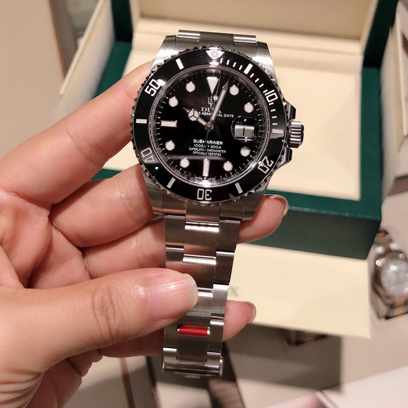 2021新款瑞士黑水鬼劳力男士手表十大全自动机械表钢带品牌男表潮