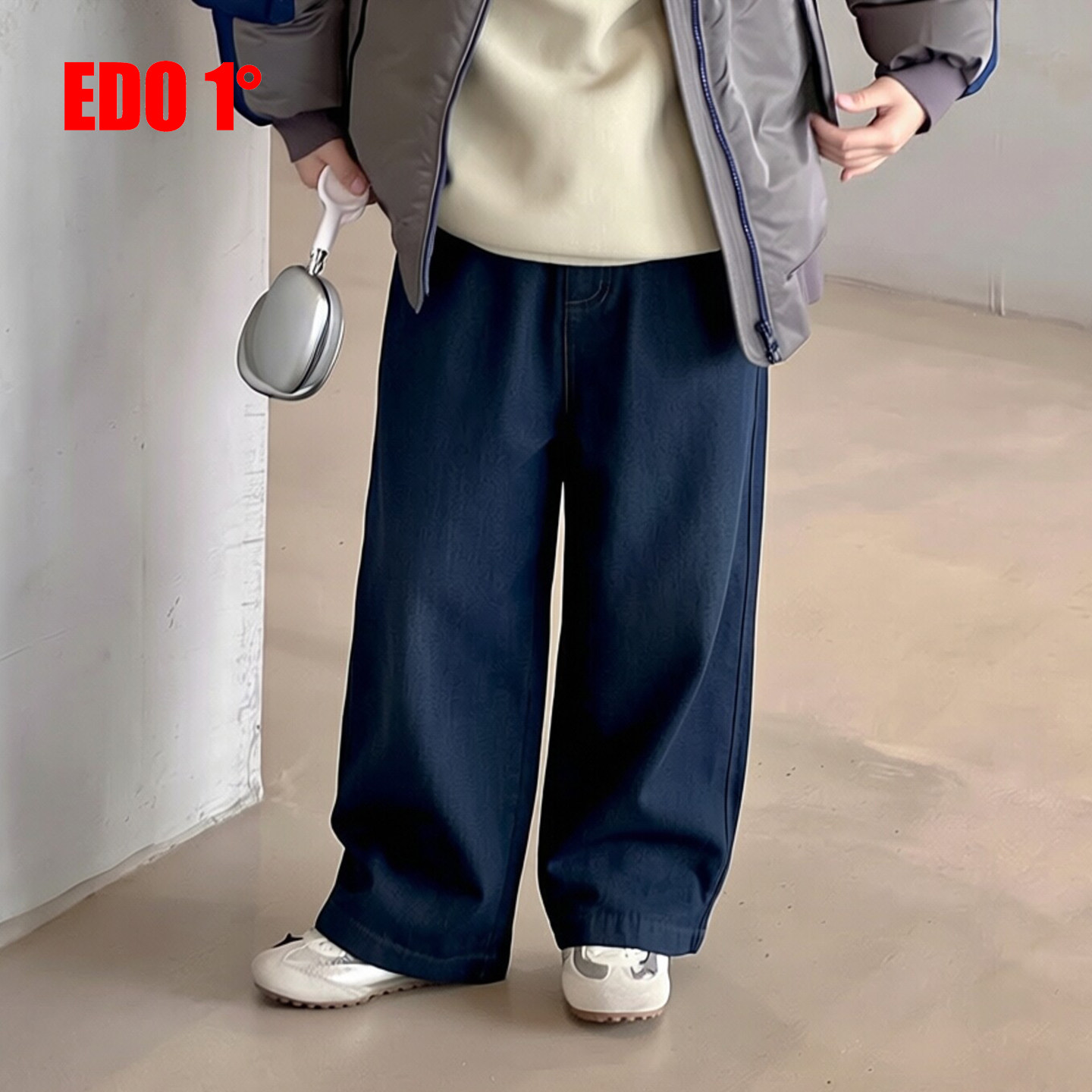 edo一度童装26秋冬百搭加绒长裤