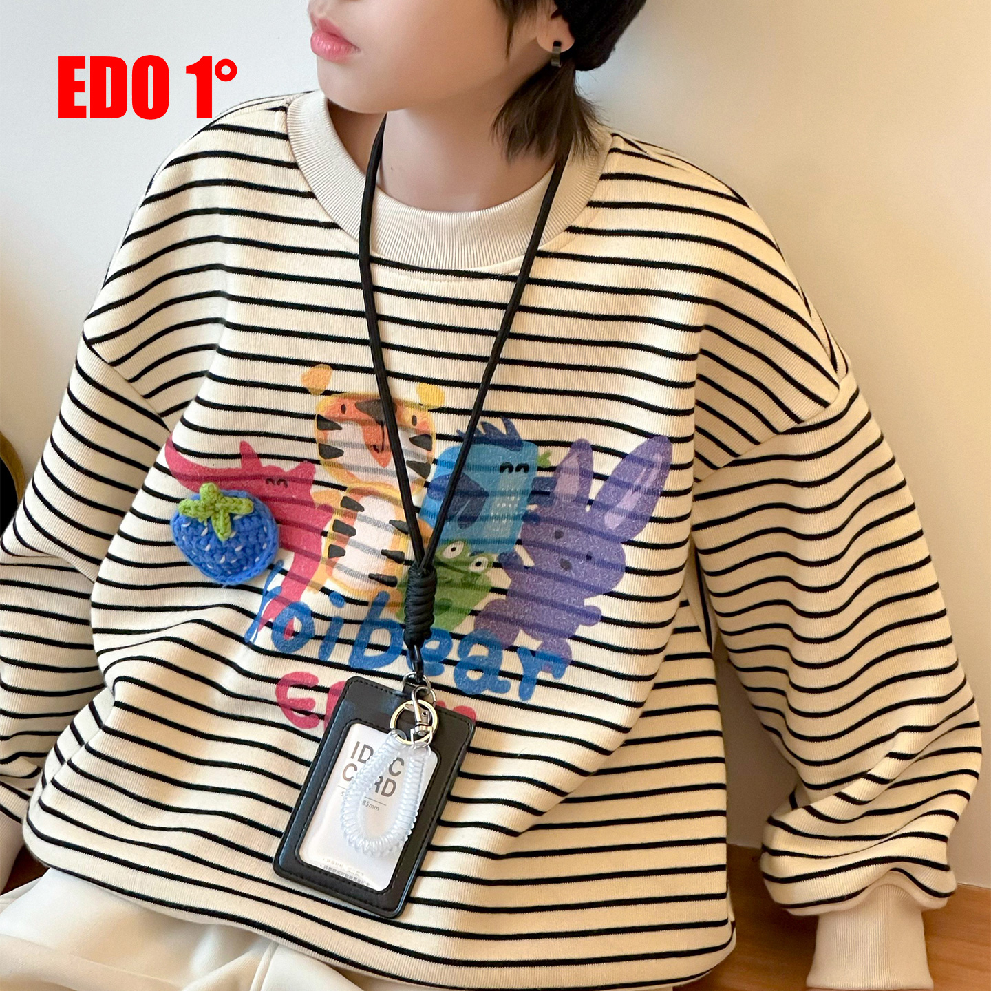 edo1一度童装冬季新款百搭卫衣潮