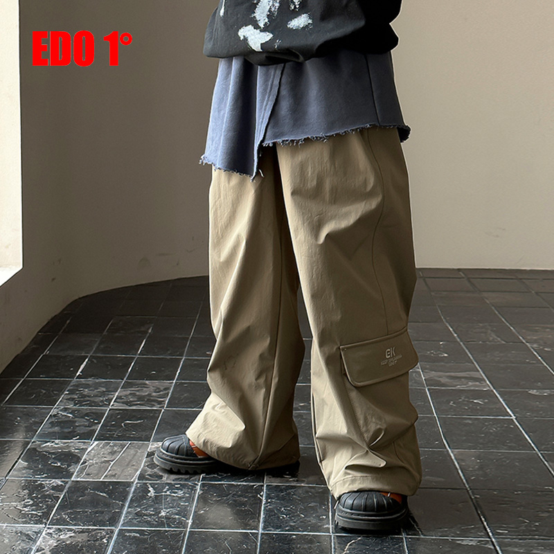 edo童装时尚假两件阔腿裤
