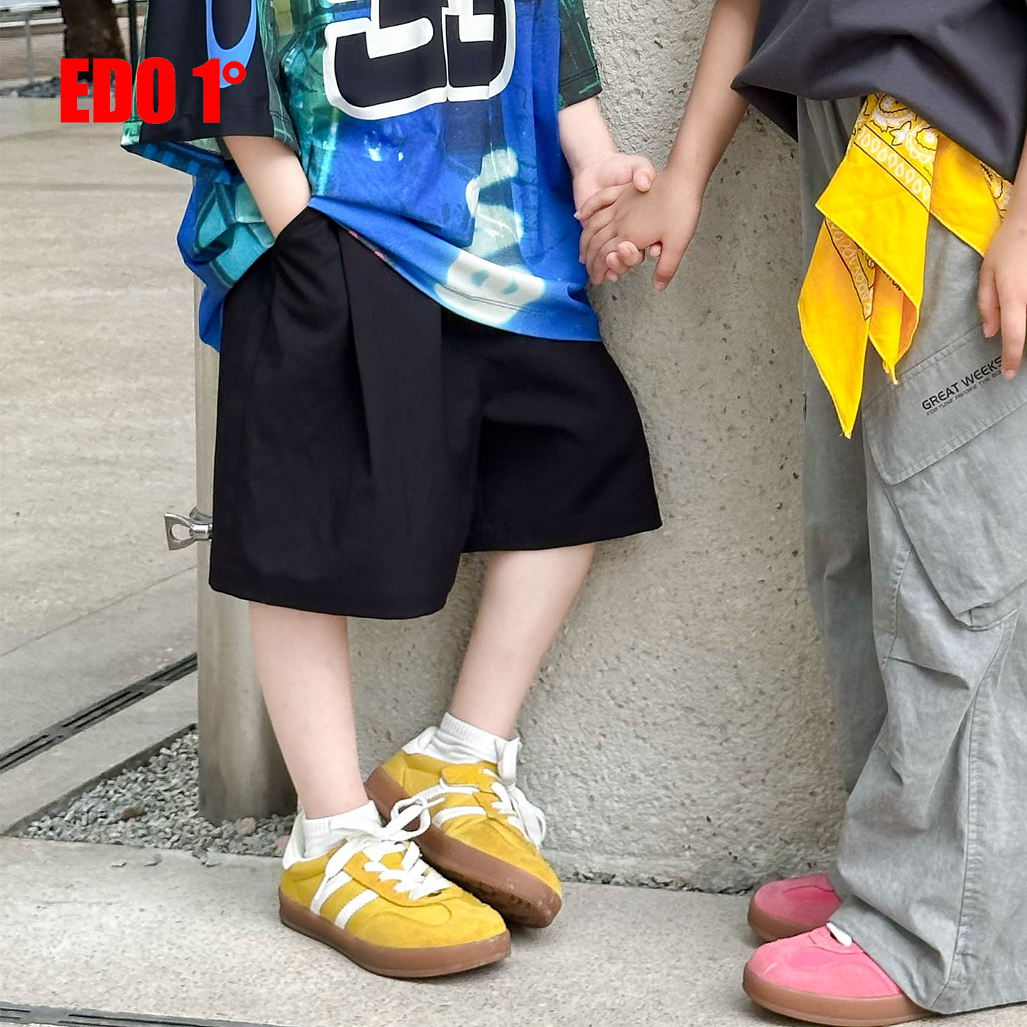 edo童装2025夏季新款中裤