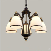 欧式 铁艺吊灯田园大气客厅餐厅卧室灯饰灯具美式 复古吊灯