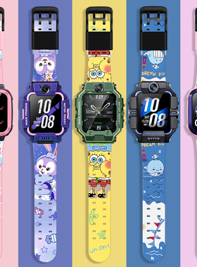 适用小天才电话手表表带z6/d3/d2/q2a/z9/z7s/z6pro/q1r/z10替换透气手表链z8/z6s/z5配件通用儿童非原装正品