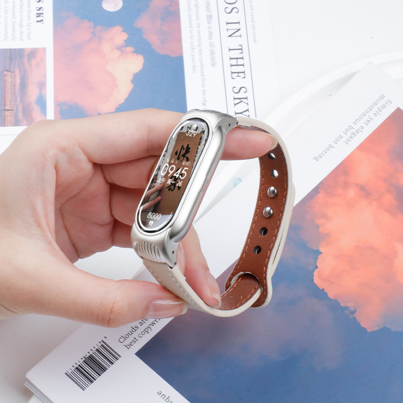 小米手环6/7/8NFC腕带小米3/4/5手环表带智能小米运动手环四五六七八代替换带软皮质高级小香风真皮女生2440,智能设备,智能手表手环表带/腕带,淘宝优惠券,粉丝福利购,淘宝优惠卷