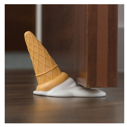 英国thumbs up 融化的冰淇淋门挡 创意门挡 门吸 门卡 雪糕门挡