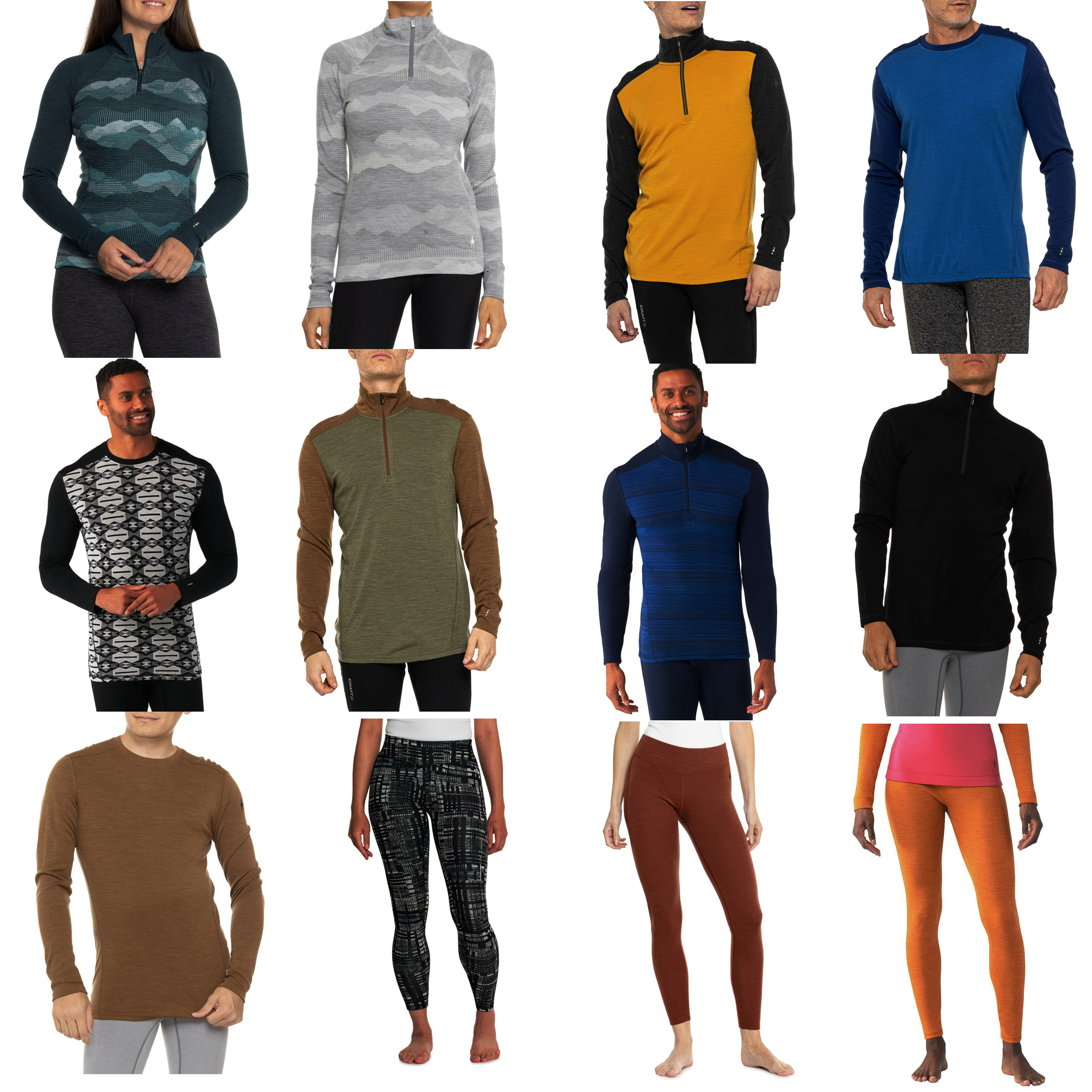 Smartwool男女250羊毛保暖内衣裤