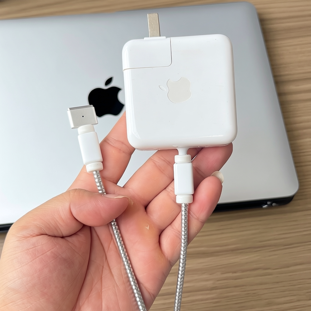 适用苹果Macbook一体式笔记本电脑充电线修复接口保护套防断神器