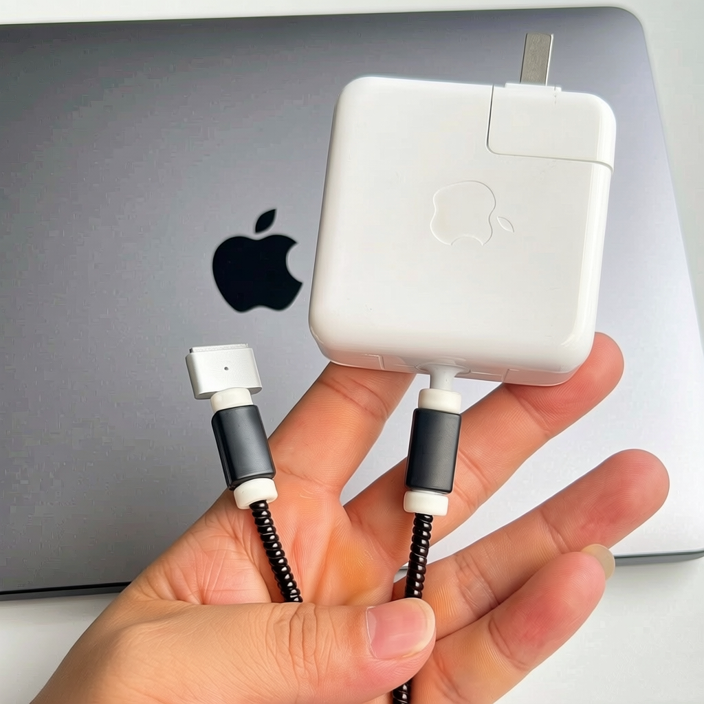 适用苹果Macbook笔记本电脑MagSafe2充电线修复保护套T形插头防断
