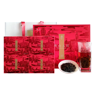 湖北楚茶英山云红2023正宗小叶种高山红茶花果香200g高档礼盒装