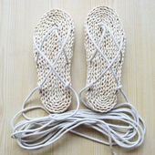 情侣男女玉米皮编织纯手工草鞋 海贼王路飞鞋 cos道具人字拖鞋 休闲