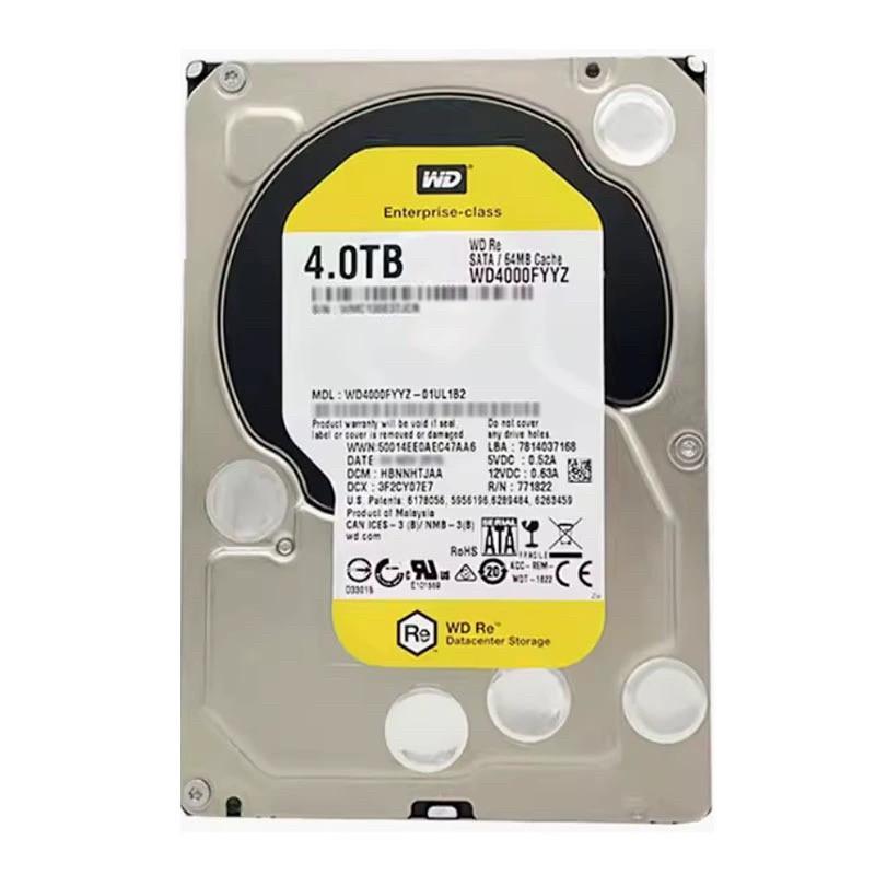 WD/西部数据WD4000FYYZ 4TB台式机硬盘SATA3.5寸