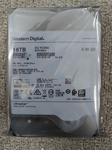 2024年16T全新WD西部数据WUH721816ALE6L4服务器企业级硬盘HC550