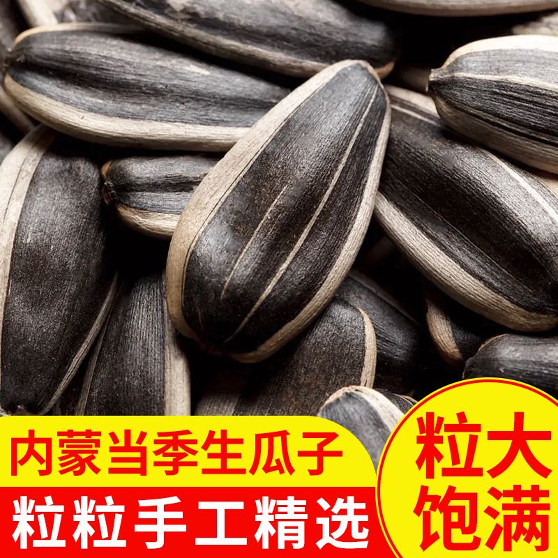 363原味熟瓜子内蒙古原味瓜子葵花籽大颗粒生瓜子炒瓜子袋装零食