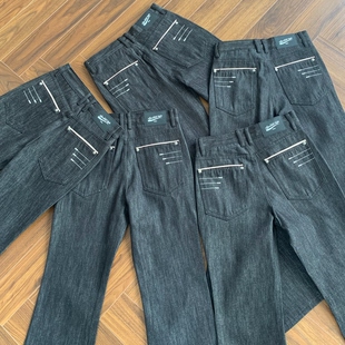 牛仔裤 男 高街vibe风重磅四线刺绣原牛vintage517质感微喇修身 美式