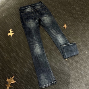 【海森堡】美式竹节棉牛仔裤正确版型显腿长显瘦cleanfit男女同款