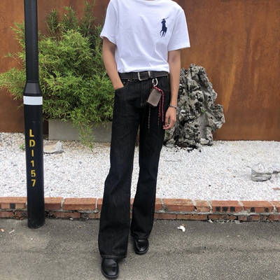 美式517复古原牛小众高街牛仔裤