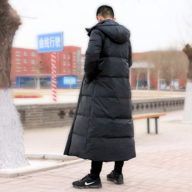 可以定制男女款冬季长款羽绒服过膝加厚外出大衣白鹅绒春节不打烊