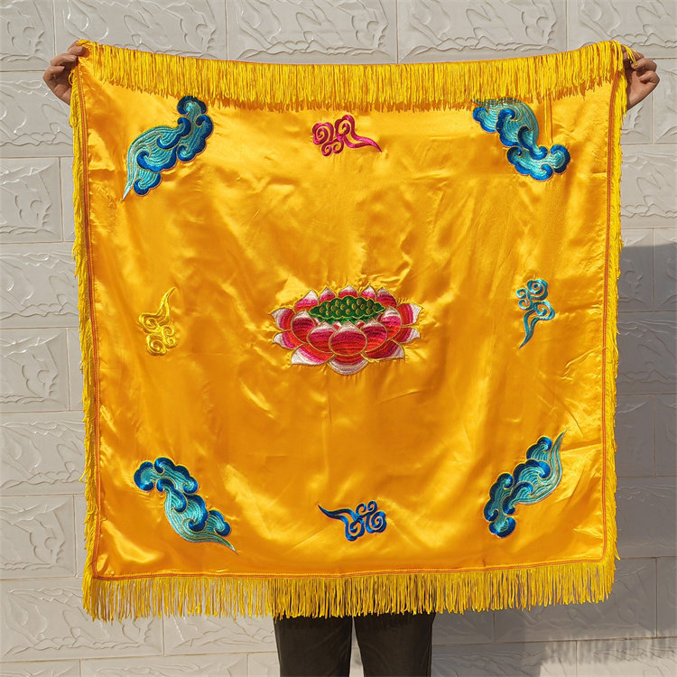 双层大莲花祥云盖佛布盖磬布木鱼盖用盖经布佛堂装饰绣品用具佛帐,特色手工艺,刺绣,淘宝优惠券,粉丝福利购,淘宝优惠卷