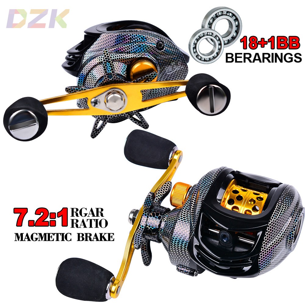 PRO BEROS新款金属水滴轮18+1轴路亚鱼线轮 微物轮海钓轮渔轮高c2