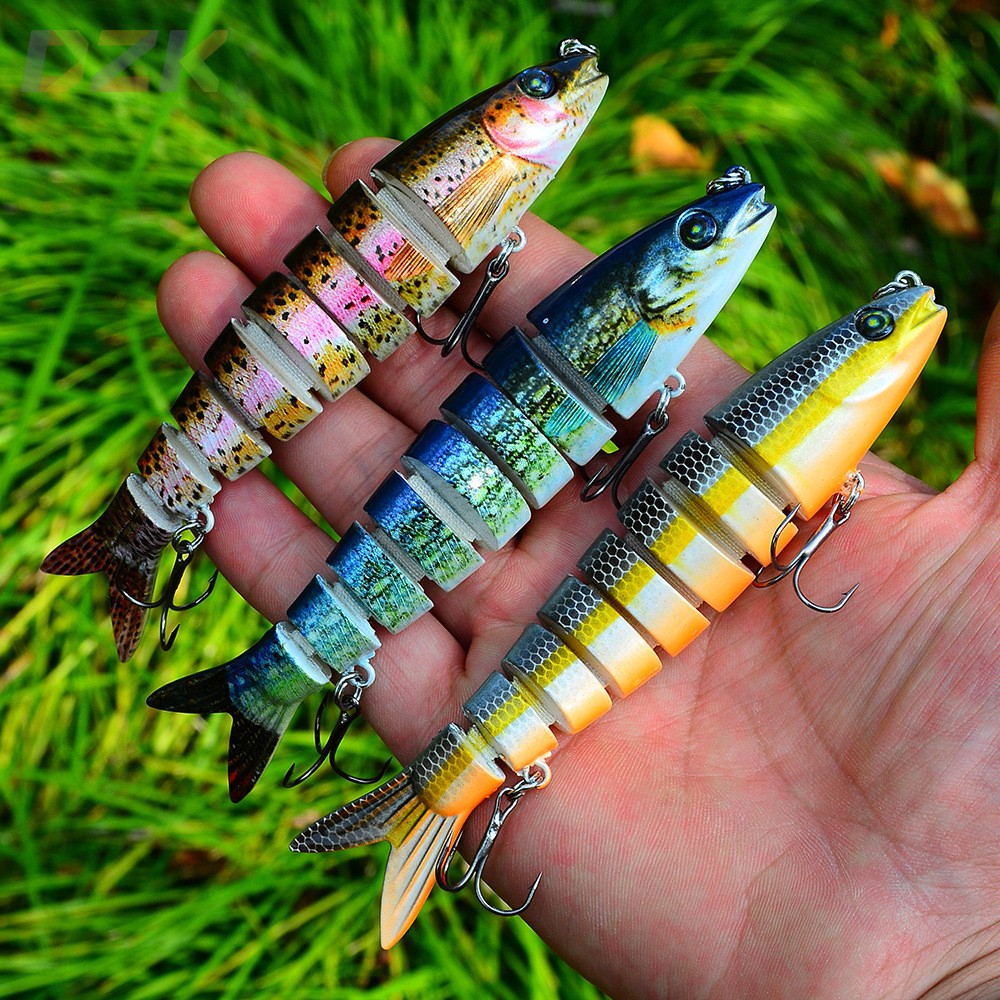 PROBEROS跨境新款多节鱼饵海钓路亚饵135MM/19G仿生假饵厂家高c7