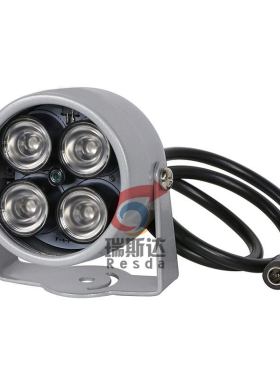 12V4灯红外补光灯 自动感应监控红外辅助灯 大功率红外阵列辅助灯