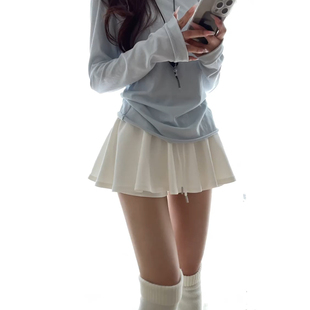 绝美巨好看 2026新款 短裙高腰显瘦a字半身裙 女夏季 白色包臀裙裤