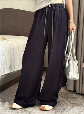 【MAIZLI】羊毛休闲松紧腰阔腿裤CH425A85072
