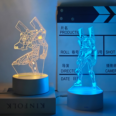 新世纪福音战士EVA台灯绫波丽明日香初号机周边手办送女生礼物男