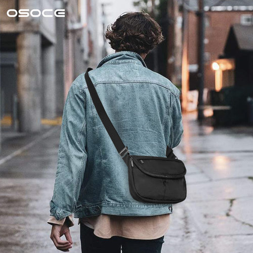 osoce英国跨境运动男士包牛津布