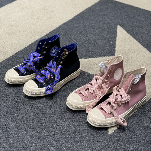 匡威休闲男女高帮字母鞋带帆布鞋