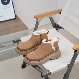 CHE 舒适保暖平跟厚底休闲百搭靴切尔西靴1174516 UGG正品 女士时尚