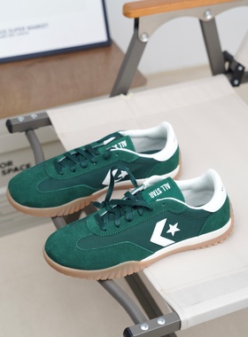 匡威正品Run Star Trainer复古舒适百搭休闲鞋男女款绿色A13359C