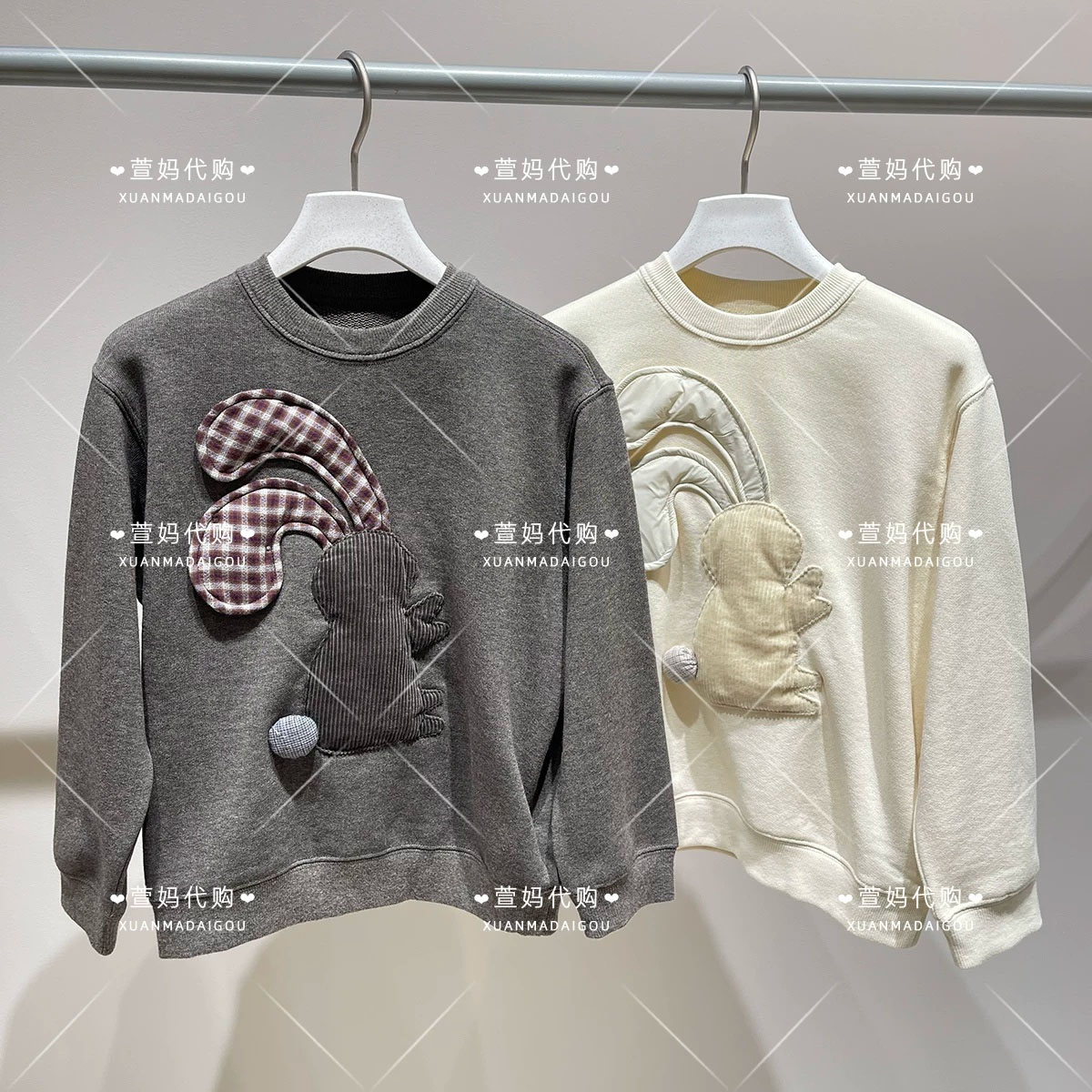 1Q8410460小江南商场童装2026秋新品男女童立体玩偶休闲长袖卫衣