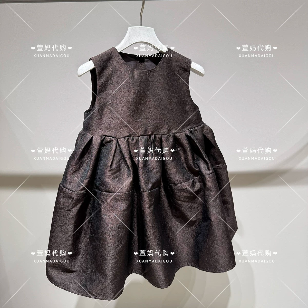 1Q9G15550小江南商场童装2026秋装新品女童礼服裙无袖连衣裙