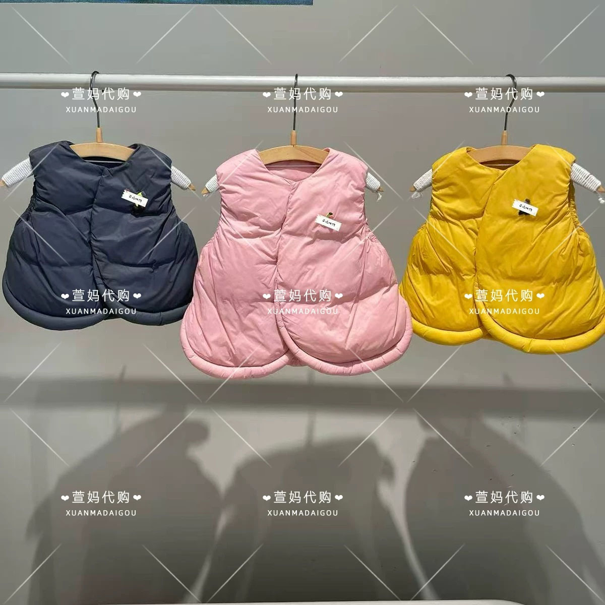 YQ9C10020小江南商场童装2026秋冬新品男女婴童羽绒马甲背心