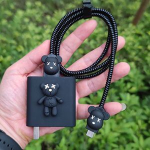 荣耀X60i X50 X50GT X50i + X40 i数据线保护套35W充电器软壳绕绳